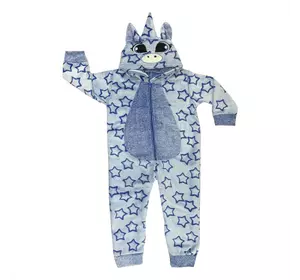 Кигуруми детская пижама Единорог для мальчика велсофт