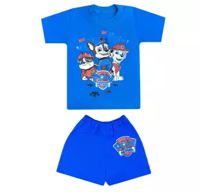 Комплект детский футболка+шорты Щенячий патруль для мальчико кулир