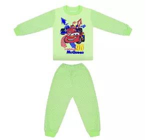 Детская пижама в горох кофта+штаны Маквин для мальчика интерлок