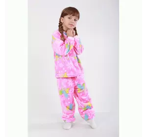 Детская цветная пижама для девочки на 3-4 года